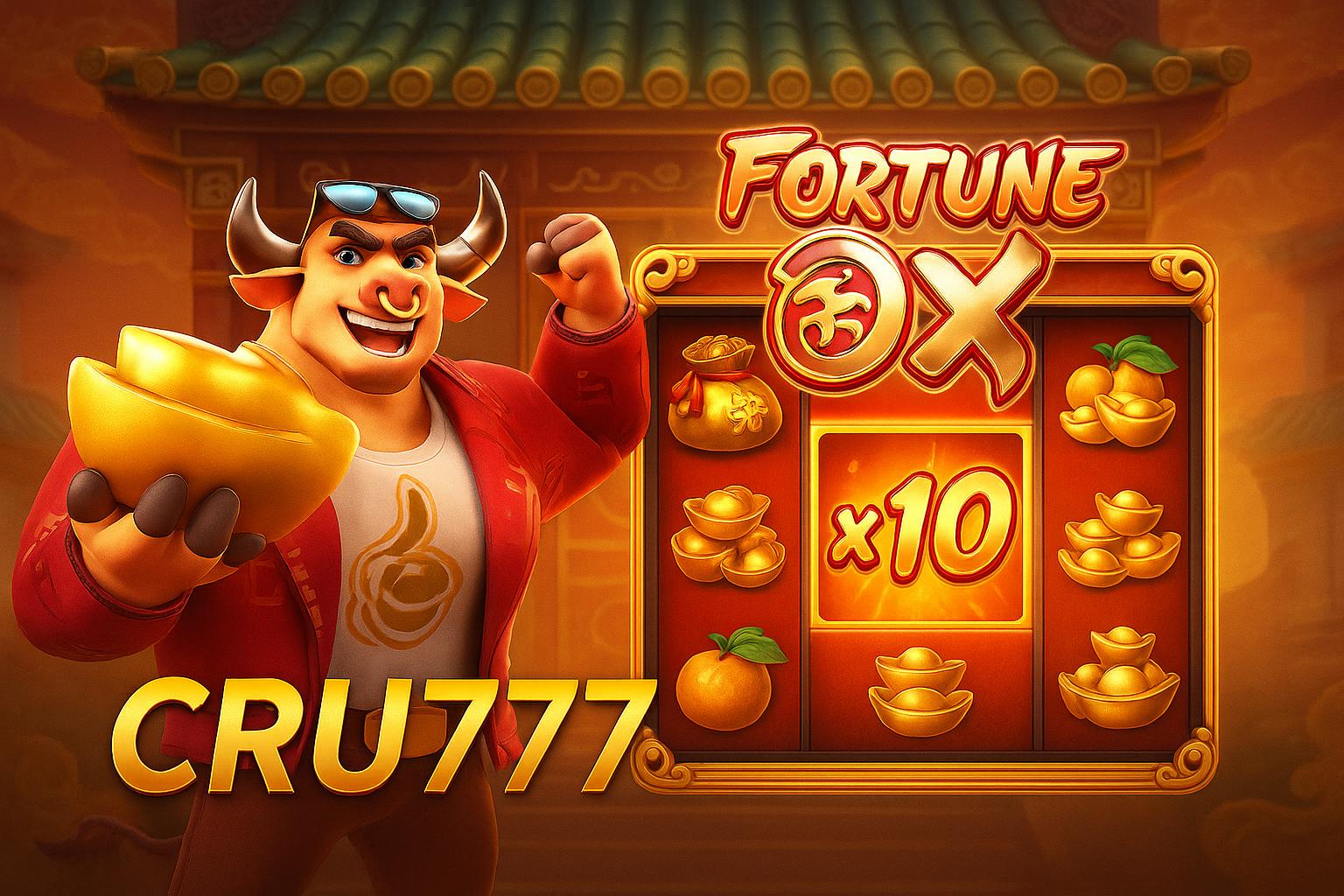 Fortune Ox no CRU777 - Aposte Agora e Reivindique Seus Ganhos