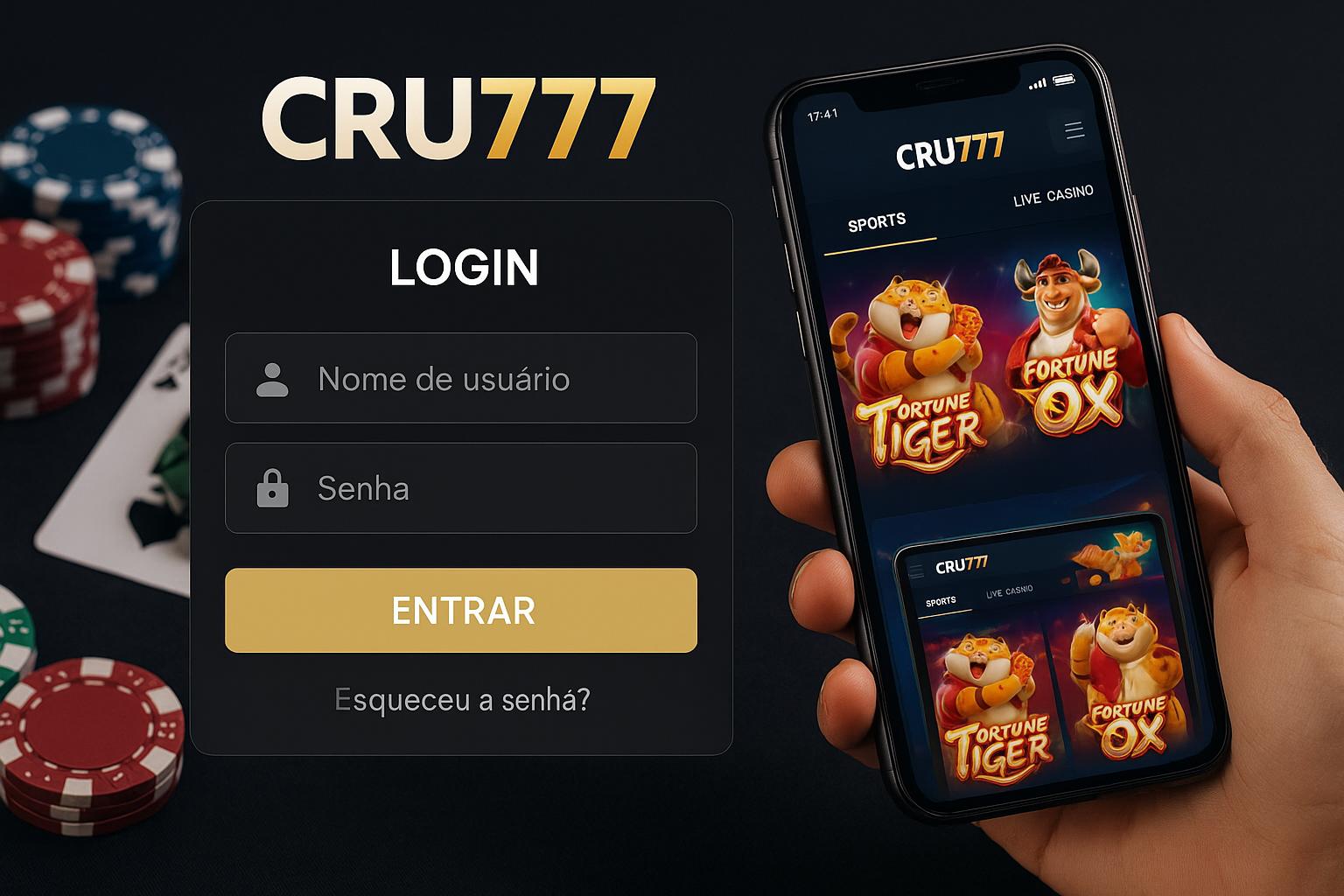 Login no Cassino CRU777