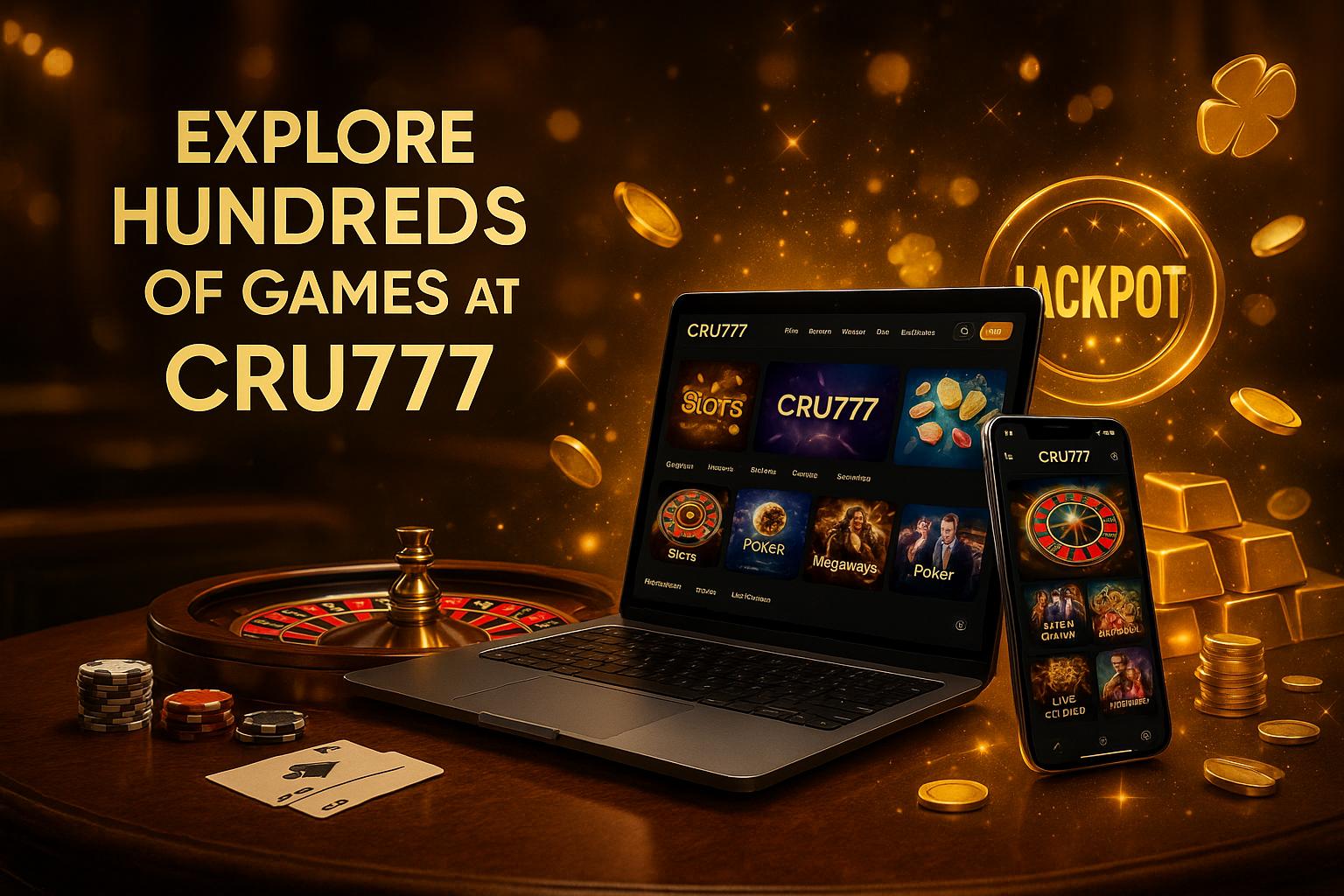 Jogos de cassino online inovadores e emocionantes na CRU777
